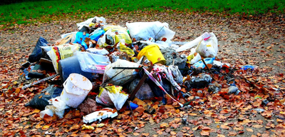 Fly tipped rubbish