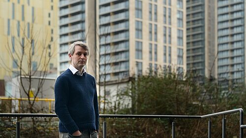 Will Forster in Victoria Square